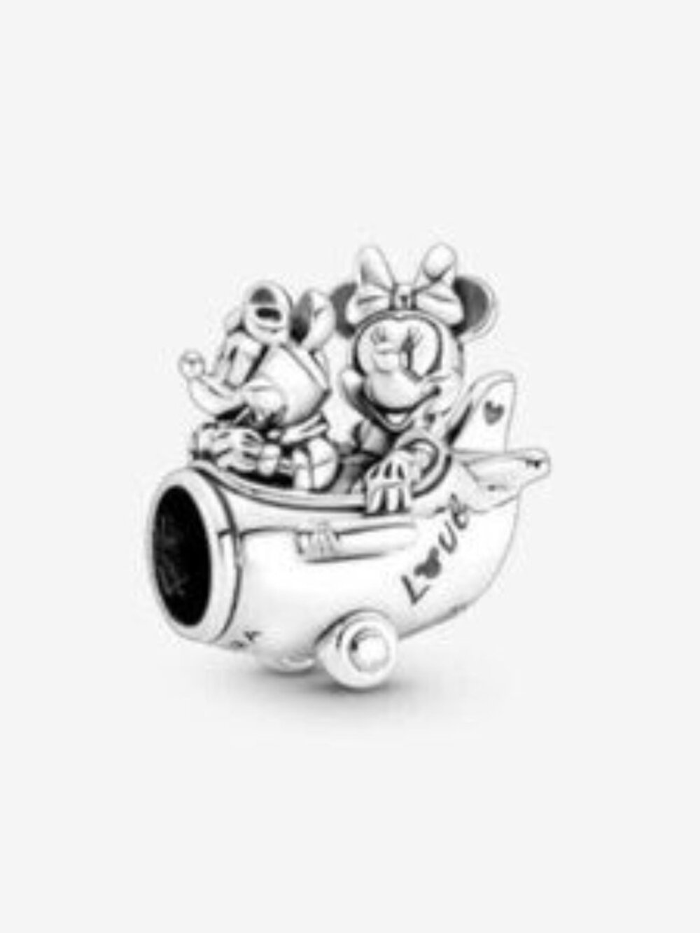 Pandora Disney Mickey Mouse & Minnie Mouse Airplane Charm